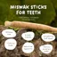 Que chăm sóc răng miệng CATMALLER88, Bàn chải đánh răng Miswak mềm có thể phân hủy sinh học, Tự nhiên Không cần kem đánh răng Cần nhai truyền thống Chăm sóc răng miệng
