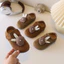Giày Bé Gái Kiểu Dáng Birken Thêu Hình Thỏ - Giày Lười Đế Mềm Phong Cách Hàn Quốc Dễ Thương Đi Học