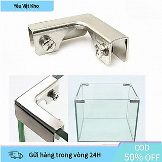 【COD】KBộ kẹp góc inox cứng cáp phù hợp cho việc lắp ráp bể cá tự chế hoặc ốp lát gạch men trong xây dựng và trang trí