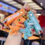 Khủng Long Kỷ Jura Móc Khóa Mặt Dây Chuyền Hoạt Hình Anime Tyrannosaurus Tyrannosaurus Chìa Khóa Xe Cặp Đôi Quà Tặng Nhỏ 6.25 ZIXY