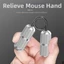 DONOVANQQ Grip Strength Trainer, Hợp kim nhôm Trọng lượng nhẹ Thiết bị cường độ ngón tay, Hiệu quả cường độ cao Chống trượt Kim loại chắc chắn Huấn luyện cánh tay
