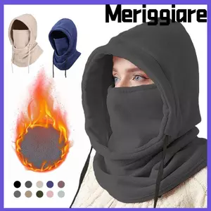 Mũ Balaclava Mùa Đông MERIGGIARE, Mũ Beanies Chống Gió, Lông Cừu Cực Dày Unisex Mũ Bảo Vệ Tai Thoáng Khí Thể Thao Ngoài Trời