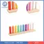 Đồ chơi xếp chồng phân loại màu bằng gỗ Sáng tạo Nhận dạng màu sắc trí tuệ