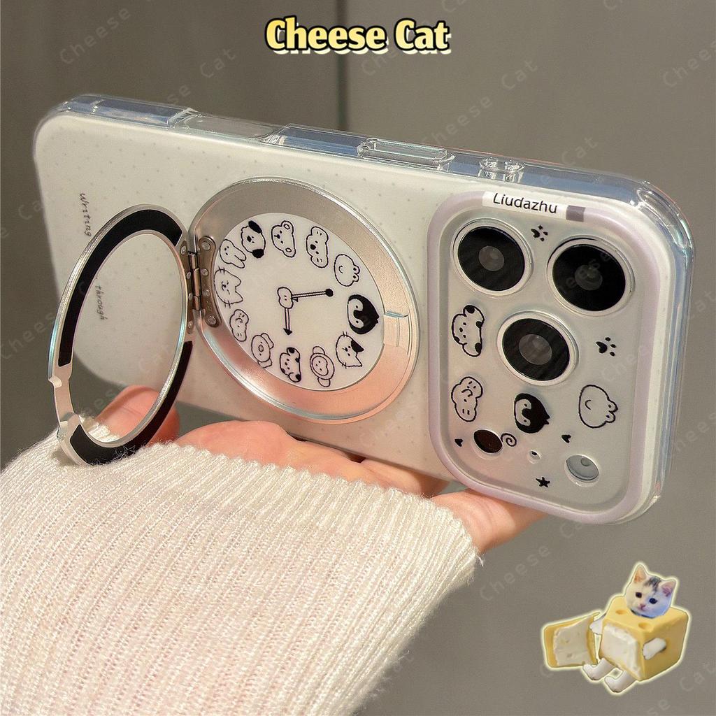 Ốp điện thoại hình tròn bằng kim loại hình chim cánh cụt cho iPhone 11 12 13 14 15 16 17 Pro Max 17 Air XR Xs Max