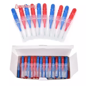50X Đầu đánh răng sạch Vệ sinh bằng nhựa Bàn chải đánh răng