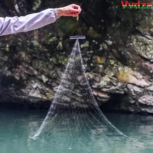 VVDZA Lưới Cá Mùa Đông Bẫy Lưới Phụ Kiện Câu Cá Đá Đúc Lưới Gill