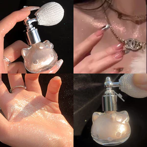 MGL Shining Highlighting Powder Túi khí Glitter Spray Face Clavicle Brightening Eyeshadow Body