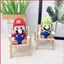 SY Super Mario Mario Luigi Plushie Búp bê sang trọng dễ thương Túi hoạt hình quyến rũ
