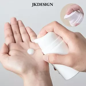 Chai mỹ phẩm rỗng JKDESIGN, Chai chân không dưỡng da bằng nhựa 30 / 50 / 80 / 100 / 120 / 150ml, Hộp đựng sản phẩm chăm sóc da Máy bơm không khí Chai nhũ tương trắng
