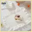 B & N Pink Blue Stripe Ruffle Placemats Set Bền Đẹp Trang Trí Cho Bàn Ăn Nhà Bếp.