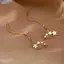 Bluelover Xu Hướng Dây Dài sel Dây Xích Leo Ngôi Sao Hạt Mặt Dây Thả Bông Tai Nữ Thẳng Treo Tai Trang Sức Quà Tặng Mới