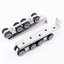 Hợp Kim Kẽm 4 / 8 Bánh Xe Trượt Cửa Gỗ Treo Bánh Xe Tủ Quần Áo Cửa Trượt Ròng Rọc Cửa Phòng Tắm Treo Đường Sắt YK