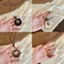 AqToCna Màu Nâu Vòng Tròn Dệt Dây Nelace Nữ Tối Giản Thời Trang Màu Lạnh Phong Cách Vintage Chất Liệu Nhựa Nelace Phụ Kiện AqToCna