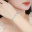 Mô phỏng Phát sóng trực tiếp Kim cương Cảm giác trang trí Full Nữ Tính khí Seal Thiết kế thời trang Niche Hand Princess Tourmaline