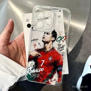 Ốp điện thoại Vỏ điện thoại Phong cách mới Bóng đá Graffiti số 7 Boy Thích hợp cho iPhone 14promax ip 14 15 16 17 pro max xr xs 12promax 11 12pro 13 14 15 promax Vỏ bảo vệ linh hoạt
