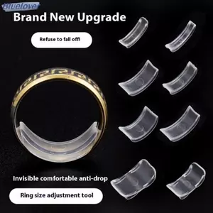 Bluelover 8 Kích Cỡ Vòng Silicon Điều Chỉnh Kích Thước Resizer Chống Mất Chống Vô Hình Giá Đỡ Nhẫn Giữ Thu Nhỏ Cho Nhẫn Dụng Cụ Trang Sức Mới