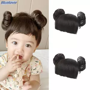 Bluelover Bé Tóc Giả Bím Tóc Tóc Giả Cho Trẻ Em Bé Tóc Trẻ Em Giả Nổ Đầu Bule COS Phụ Kiện Tóc Cho Bé Mới