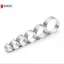 6 Cái / bộ Khuôn cắt bánh quy hình tròn bằng thép không gỉ Bạc VN