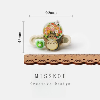 MISMEMO Động Vật Hoạt Hình Siêu Dễ Thương Hàng Xóm Của Tôi Totoro Kẹp Tóc Bên Dễ Thương Nổ Độc Đáo Gãy Kẹp Tóc Hàng Ngày Tất Cả Trận Đấu Đầu Phụ Kiện