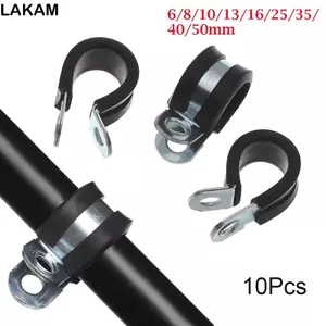 LAKAM 10 Cái Dây Ống Kẹp Phần Cứng Bán Chạy Phụ Kiện Điện Hữu Ích Lắp Ống Sửa Chữa