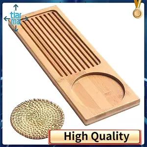Khay trà gỗ tre thủ công Nhật Bản Giai đoạn đập khô đơn giản nhỏ để sử dụng tại nhà Bộ trà Gongfu