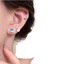 Bông Tai Sang Trọng Zirconia Nhỏ Phù Hợp Với Ngọc Trai Đinh Nuôi Dưỡng Tinh Tế Bạc Kim Nữ Tai Trăm Bộ Niche Pumice Bông Tai Sang Trọng