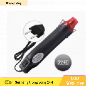 【24H】Máy Khò Nhiệt Mini Cầm Tay, Thổi Hơi Nóng 200°C, Công Suất 300W, Điện Áp 220V, Khò Màng Co, Tem, Bột Hàn