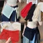Váy dệt kim rỗng với rèm treo dây buộc, phù hợp phong cách Y2K và Hàn Quốc, dành cho nữ và bé gái mặc hàng ngày.