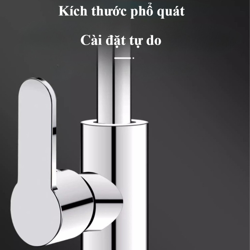 Vòi Nước Nóng Lạnh,Phủ Nano Kháng Khuẩn,Mang theo 2 ống nước dài 80cm,Dễ dàng cài đặt