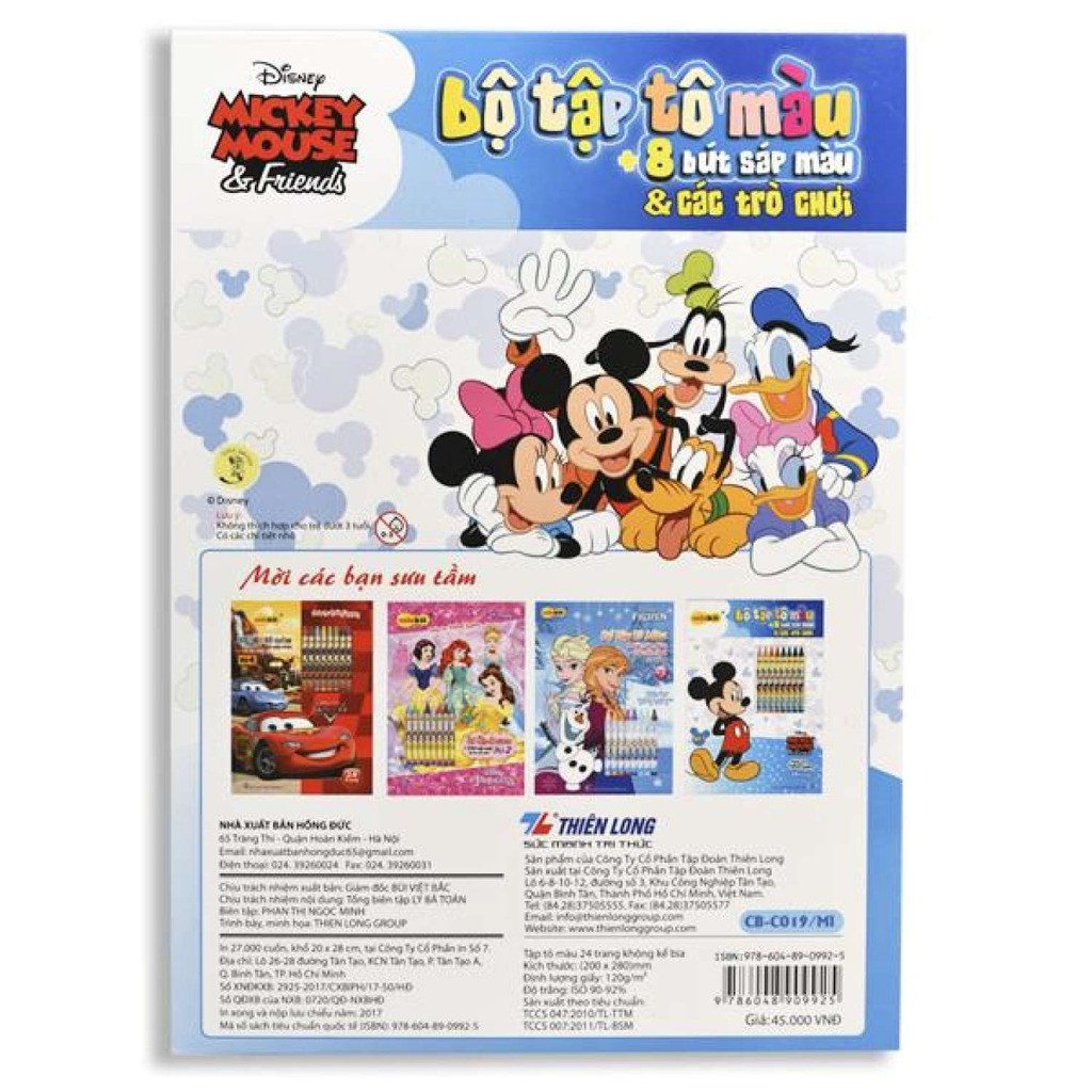 Tập tô màu Colokit Disney Mickey CB-C019/MI