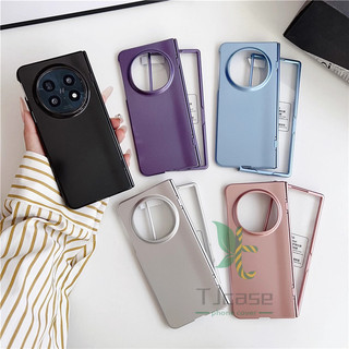 Ốp lưng siêu mỏng mờ bản lề lò xo 2in1 Funda cho Oppo Find N5 Vỏ phim cường lực