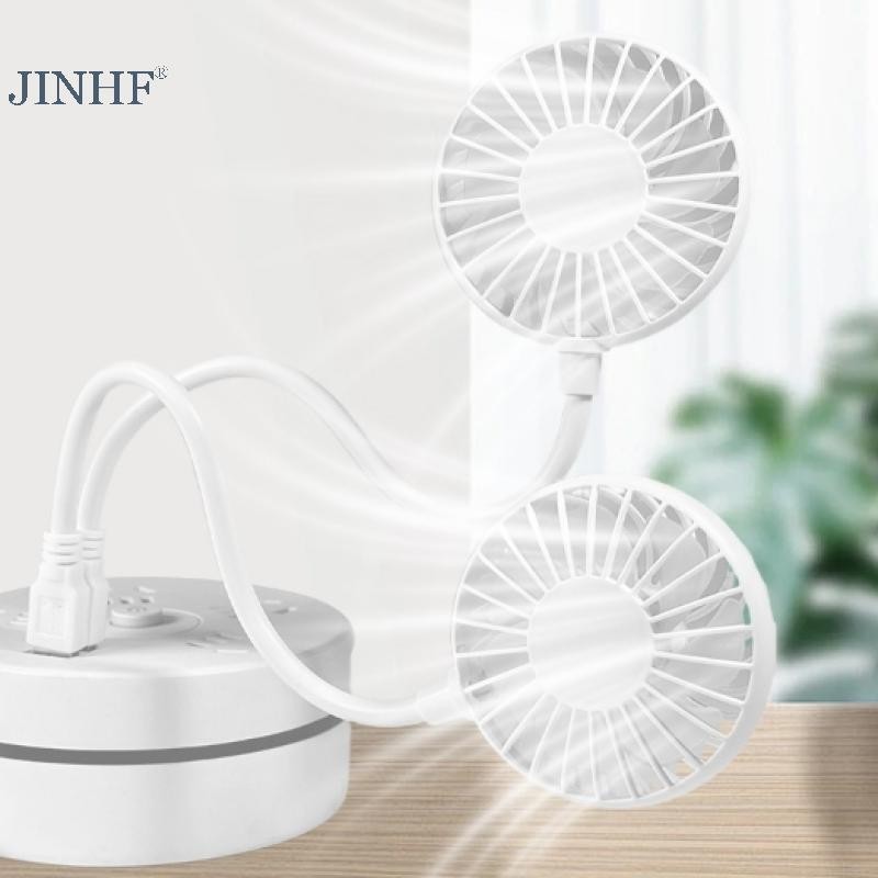 JINHF 1 Cái Im Lặng Làm Mát Không Dây Chơi Cắm Quạt Mùa Hè Dài USB Sạc Quạt Cầm Tay HOT