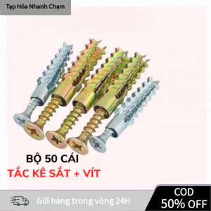 【COD】Tắc kê nở bằng sắt chống bung rơi, chịu lực cao, bám chắc cho tường gạch, gỗ, bê tông, xi măng