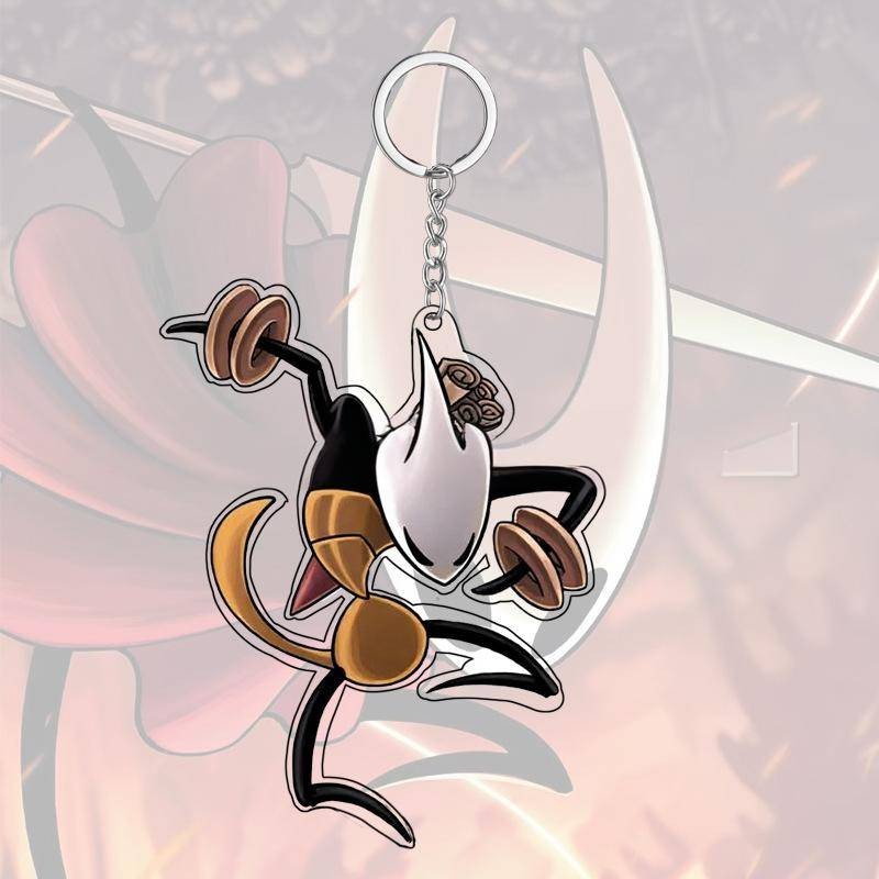 HK1 The Hollow Knight 2 Silksong Móc khóa Hollow Knight Acrylic Móc khóa mặt dây chuyền KH1