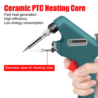 Máy Hàn Thiếc 60W Súng Hàn Cầm Tay – Gia Nhiệt Cực Nhanh Sưởi Bên Trong Nạp Thiếc Mới