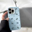 Ibumpers Hàn Quốc Bowknot Chấm Bi Họa Tiết Ốp lưng iPhone 11 12 13 14 15 16 17 Pro Max Ốp Lưng Silicon Lỏng