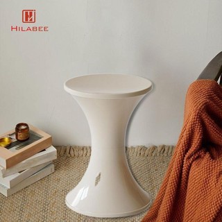Lưu trữ đa chức năng Ghế Ottoman Chất liệu PP để sử dụng trong nhà Sáng tạo chắc chắn Thiết kế đơn giản Bàn cuối 17.3x12.2inch