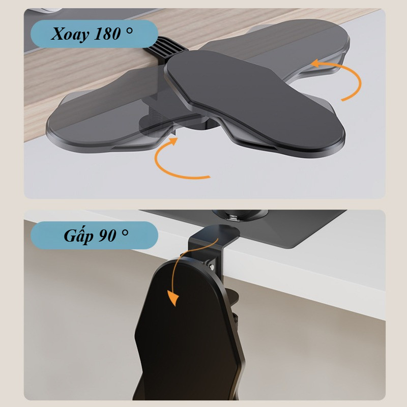 YYTY Giá đỡ tay kẹp bàn,Chống mệt mỏi gấp lan can hỗ trợ,Thiết kế Ergonomic,mở rộng bàn làm việc | BigBuy360 - bigbuy360.vn