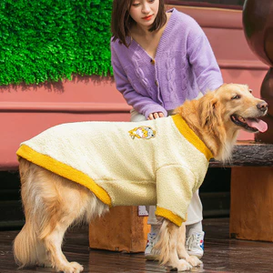 【Ready Stock】 Dog Clothes Medium-Sized Dog Large Dog Golden Retriever/Border Collie Autumn and Winter Warm Husky Two Feet Apparel Pet Dog Clothing FoFv