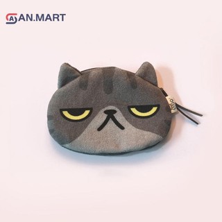 Bigdealssuper Túi đựng tai nghe Trẻ em Ví đựng tiền xu Biểu hiện thú vị Tai nghe Cáp dữ liệu Túi lưu trữ di động siêu