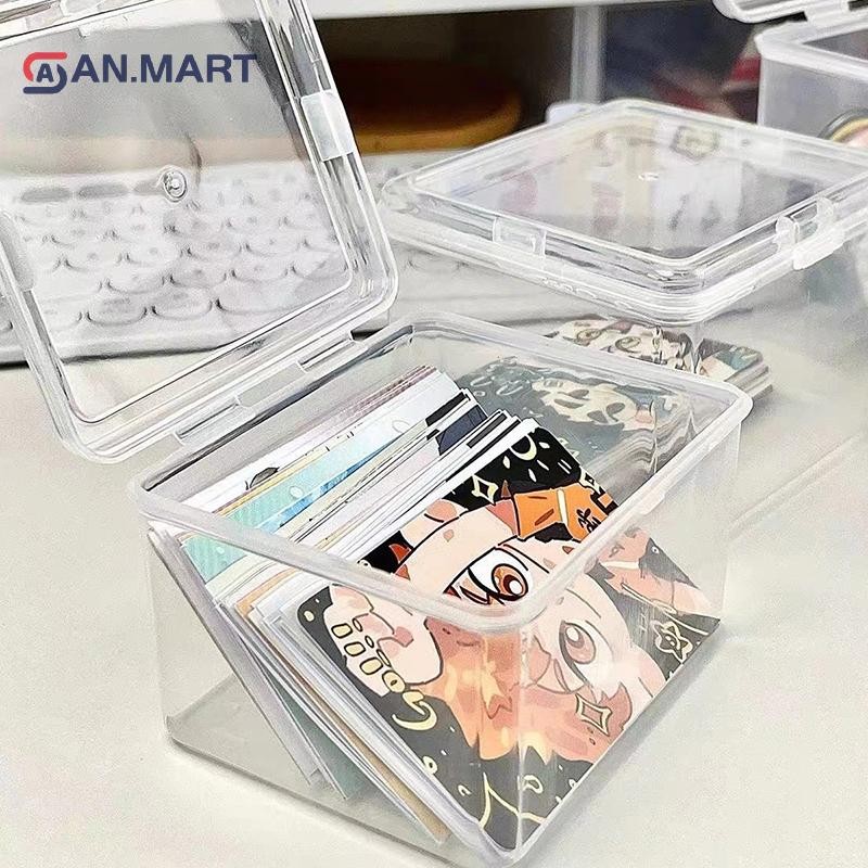Bigdealssuper Hàn Quốc Trong Suốt Hộp Bảo Quản Thẻ Photocard Hộp Bảo Quản Thẻ Ảnh Người Tổ Chức Phân Loại Hộp Lật Siêu