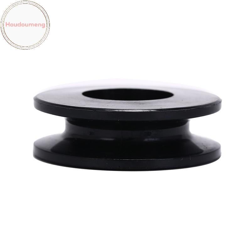 Hooudou 50mm màu đen - Máng ròng rọc bánh xe cáp chống mài mòn cho tập gym