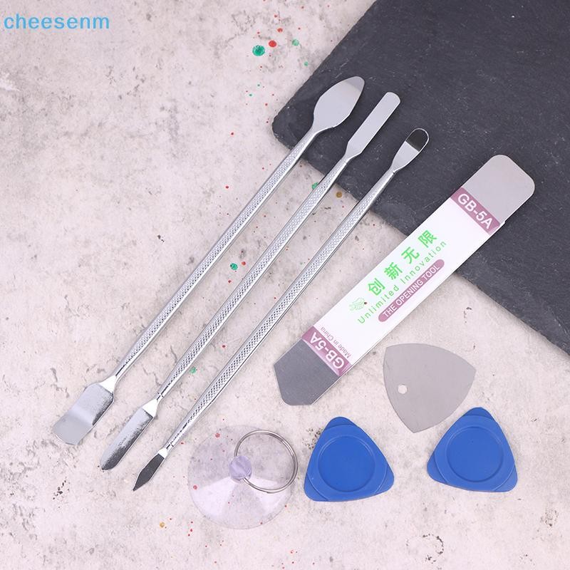 Cheenm 8 Trong 1 Kim Loại Spudger Prying Bộ Dụng Cụ Sửa Chữa Điện Thoại Di Động Mở Sửa Chữa Cho Điện Thoại Thông Minh Laptop Máy Tính Bảng Dụng Cụ Cầm Tay VN