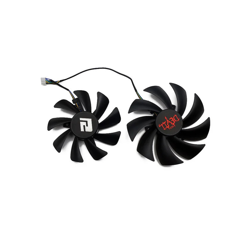 FD8015U12D Card Video Quạt Làm Mát RX6700XT RX6800XT Cho PowerColor RX 6800XT 6800 XT 6900XT ĐỎ DRAGON Quạt Card Đồ Họa