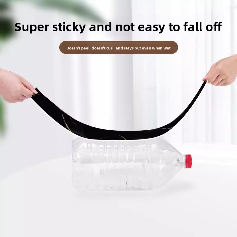 Ván Chân Đế pvc Tự Dính Ván Chân Đế Dán Tường Dày Ngói Góc Dòng Miếng Dán Đế Cạnh Bảo Vệ Dán Tường Cạnh