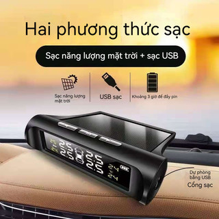 Màn hình áp suất lốp cảm biến bên ngoài nguồn, Màn hình LCD kỹ thuật số di động TPMS Màn hình nhiệt độ lốp