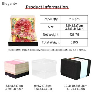 EGN Music Time Piece Lịch 2026 Lịch Để Bàn Có Đèn LED 3D Lịch Xé Khắc Giấy Nghệ Thuật Miếng Lót Notepad Quà Tặng Giáng Sinh Trang Trí Máy Tính Để Bàn N