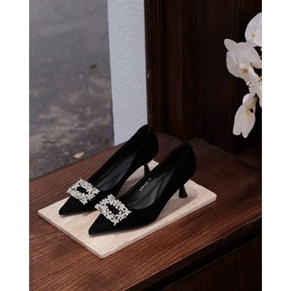 Gót Bích Nhọn Tag Đá Hoa  Hàng Nhập QC Fullbox Mieo Shoes G1441 G1442 G1443