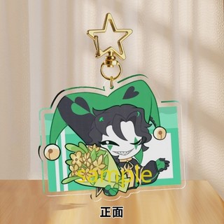 Móc khóa Anime xiếc quái dị ‌Harlequin ‌Pierrot Nam Móc Chìa Khóa Cho Nữ Hoạt Hình Kawaii Hình Acrylic Móc Khóa Mặt Dây Chuyền Quà Tặng