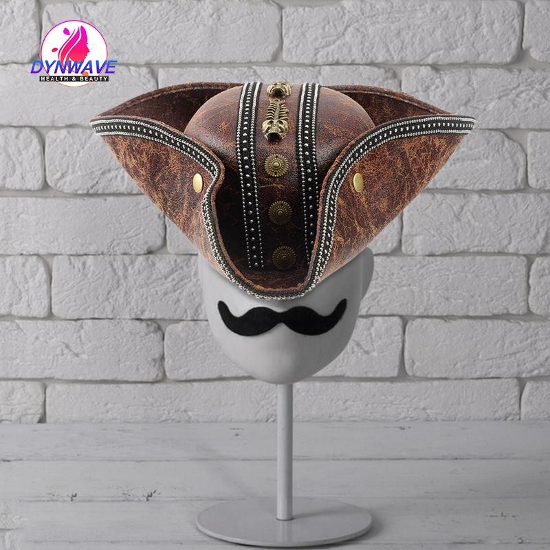 Mũ cướp biển băng đô vintage da PU thoải mái, mới lạ